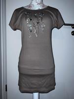 Marc Cain Sports langes Pailletten T-Shirt  grau braun 38 N3 Rheinland-Pfalz - Bingen Vorschau