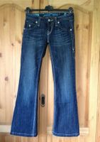 Damen Stretch Jeans Sang Real Gr. 26 Dunkelblau Bootcut Güstrow - Landkreis - Gülzow-Prüzen Vorschau