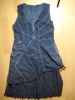 Kleid Damen Biba grau mit Verzierungen  Gr. 38 sommer Schwerin - Lankow Vorschau
