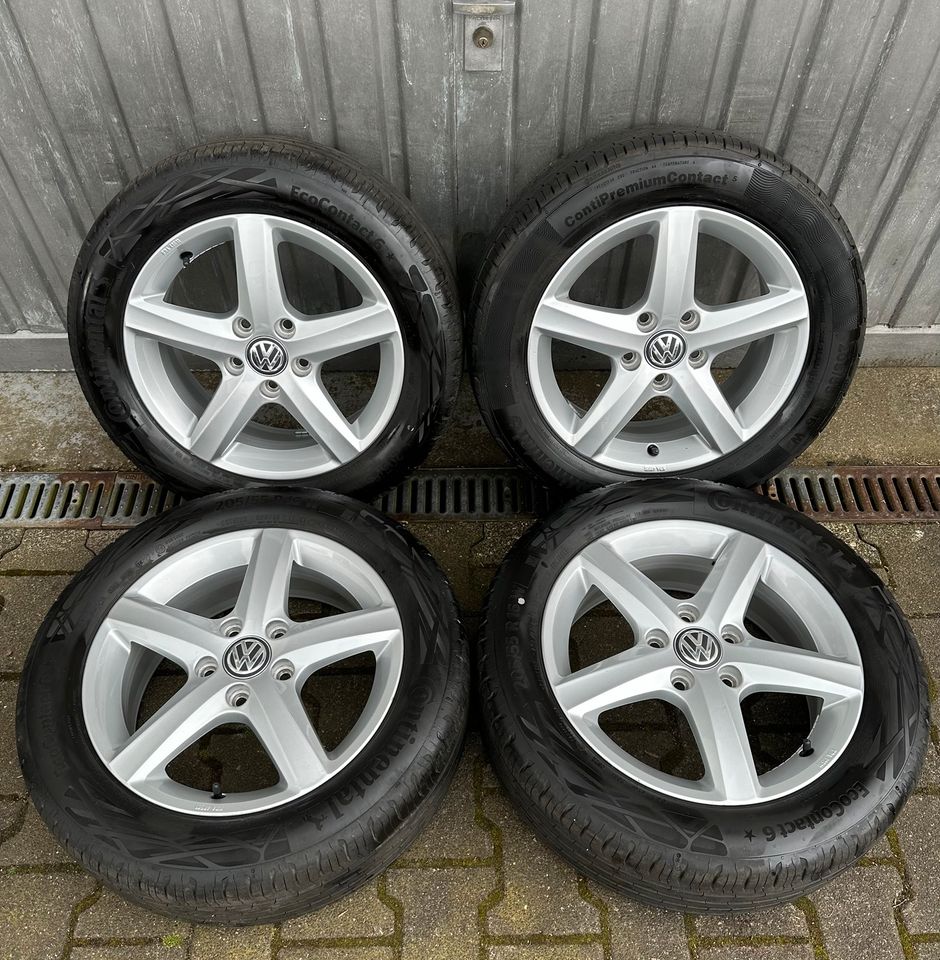 Vw Golf 5,6,7, Alufelgen Aspen mit Sommerreifen 205/55R16 Lk5/112 in Detmold