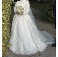 Brautkleid mit Spitze und feinen Perlen Aubing-Lochhausen-Langwied - Aubing Vorschau