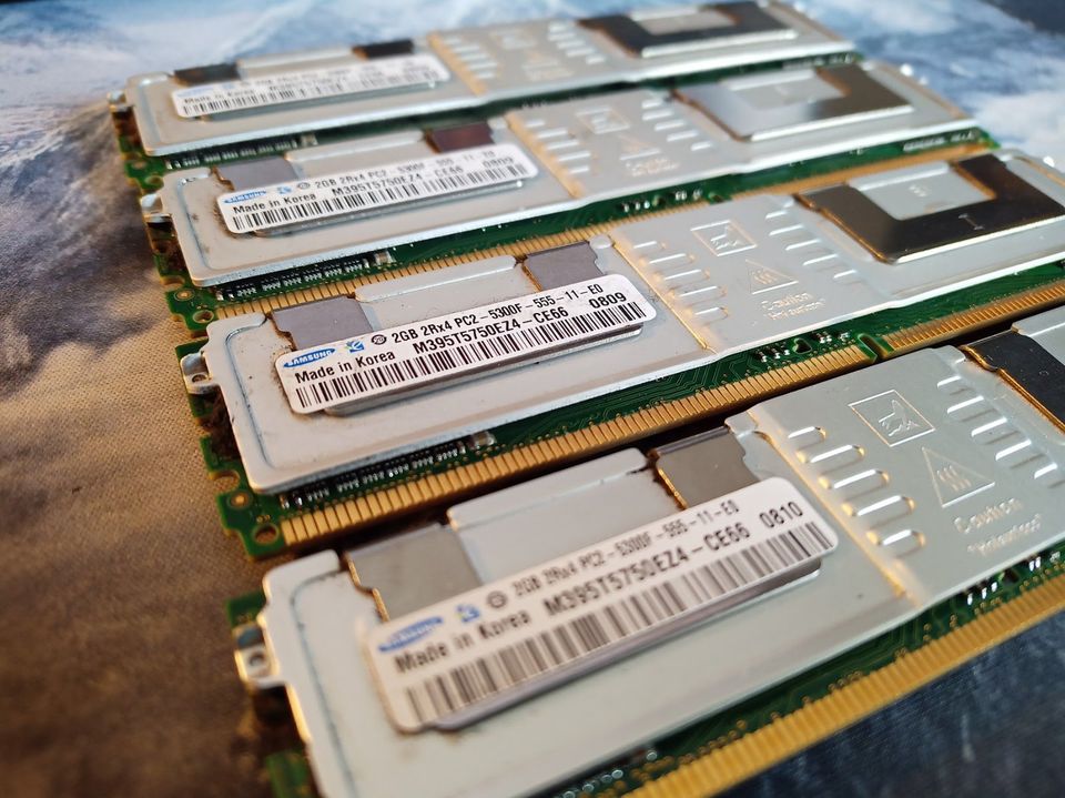 8GB Samsung 4x2GB RAM DDR-2-667 ECC M395T5750EZ4-CE66 Server in Großenlüder