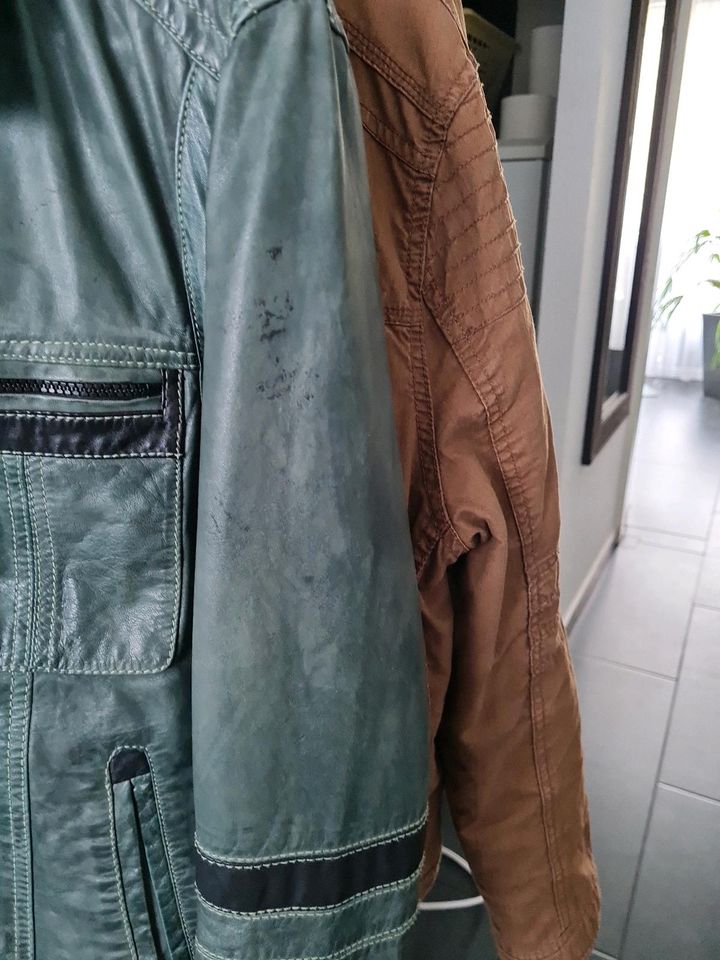 Herren Lederjacke XL used Optik in Dormagen