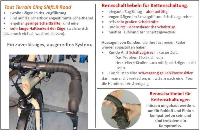 Mai 2024:  wieder in 3 RH  vorrätig⚠️ Pinion mit Rennlenker⚠️#0059 Tout Terrain Blueridge Xplore GT ⚠️ Pinion Randonneur Stahlrahmen Cinq Shift:R Road in Schnelldorf