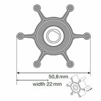 SPX Johnson Pump 09-810B-1 Impeller, MC97, PIN, Service Kit Berlin - Spandau Vorschau