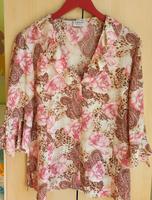 Bluse mit Volants, Blumenmuster, Rosen, Animal Print, Leo Brandenburg - Lübben Vorschau