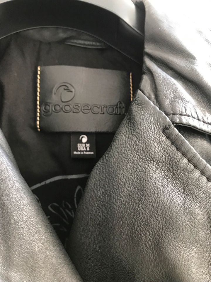 Lederjacke von Goosecraft, sehr guter Zustand in Mahlow