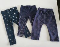 3 DUNKELBLAUE MÄDCHEN LEGGINGS HOSEN GR.86 HERZEN STERNE TOPOMINI Hessen - Offenbach Vorschau