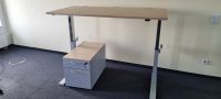 50 x Steh Sitz Schreibtisch / Steelcase / Höhenverstellbarer Schreibtisch München - Allach-Untermenzing Vorschau