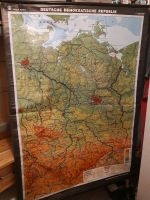 Schulkarte DDR 130 x 170cm Parchim - Landkreis - Parchim Vorschau