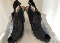 Edel Lack Slingback Peeptoes schwarz Gr. 38 von MANGO elegant u. Hessen - Zwingenberg Vorschau