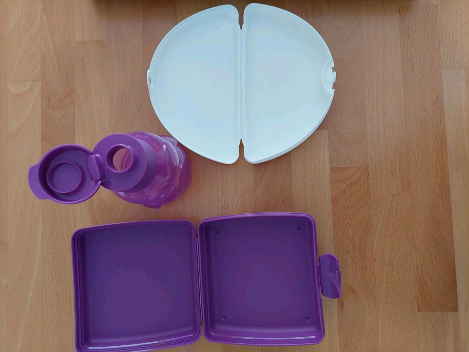 Tupperware 2 Brotdosen+ Kinder-Trinkflasche „Eule“, neu in Dortmund