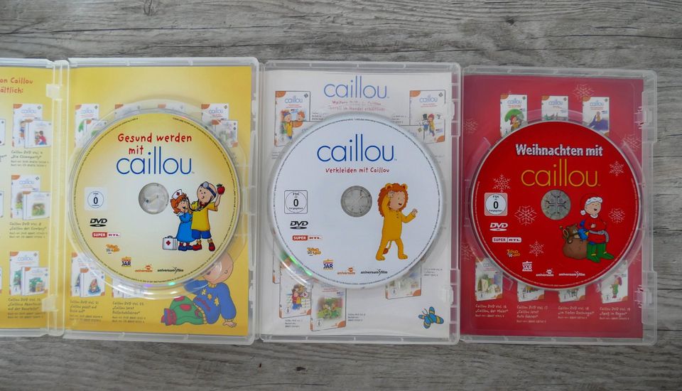 Tlw. neu Caillou DVD Kollektion Sammlung Kinder DVD SonderDVD in Essen-Margarethenhöhe