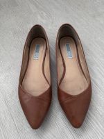 Pier One Leder Ballerinas braun Cognac Baden-Württemberg - Langenau Vorschau