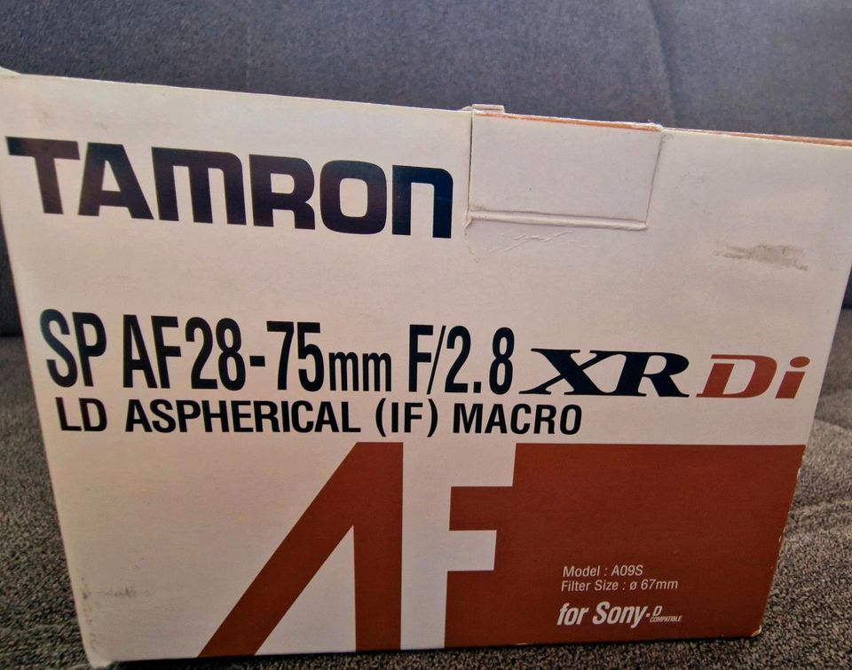Tamron SP AF 28-75mm F/2,8 XR Di LD in Kamen