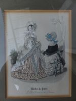 Stahlstich coloriert 1838 Modes de Paris Petit Courrier d Dames 2 Thüringen - Rastenberg Vorschau