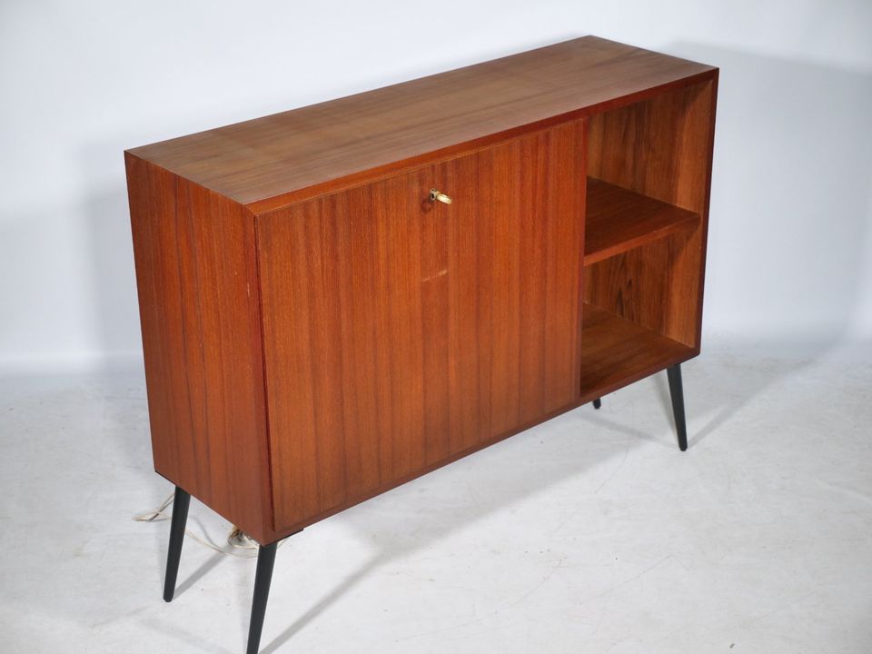 Teak Kommode 60er Jahre Bar Vintage Sideboard Erich Stratmann in Mainz