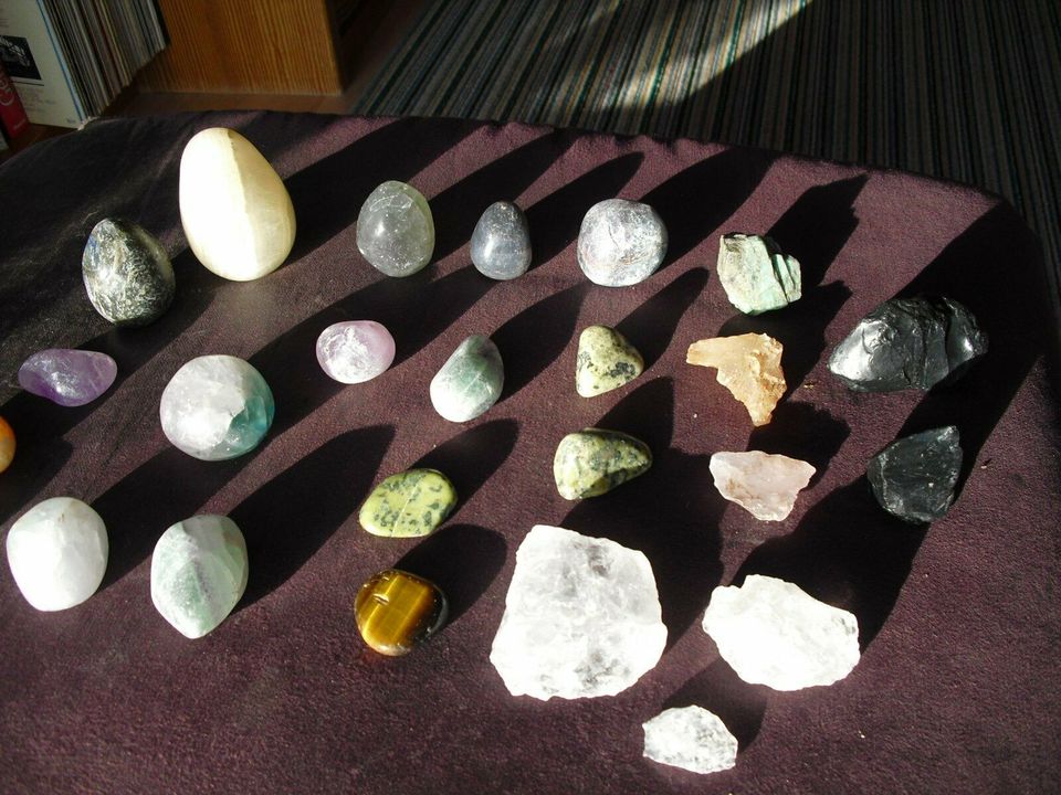 Amethyst, Halbedelsteine, Mineralien, Steine, Achat Eier in Gunzenhausen