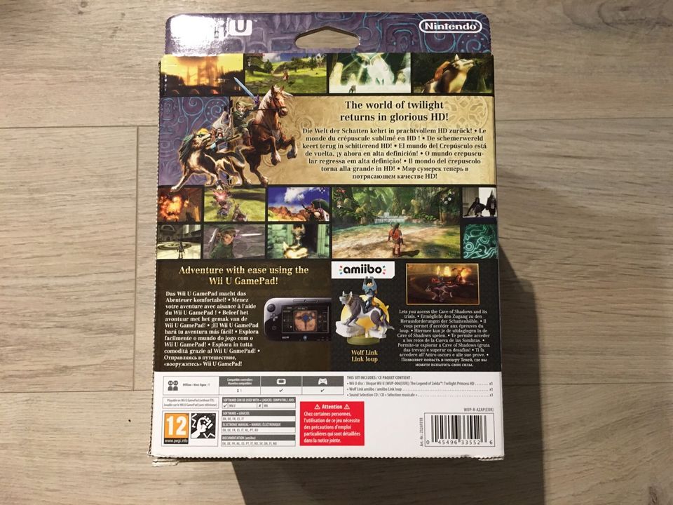 Nintendo Wii U Spiel Zelda Twilight Princess HD Limited Edition in Essen