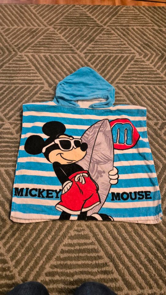 Badeponcho Mickey Mouse Kinder in Düsseldorf