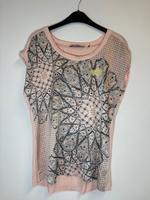 Manguun Shirt Bluse Gr.42 rosa beige Muster w.Neu Nordrhein-Westfalen - Wiehl Vorschau