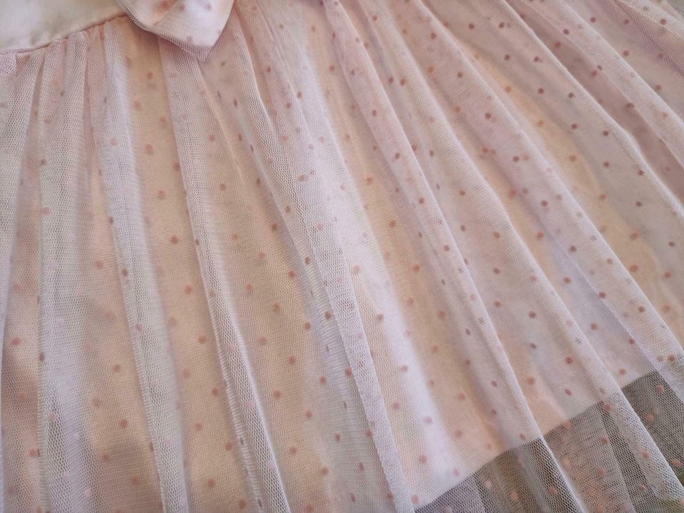 Neu Handmade Baby*kleid 74/80 Taufkleid mit Spitze Rosa Hochzeit in Wetter (Ruhr)