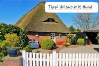 Zauberhafte Reetkate mit Hund, Nordsee, Garten, Ferienhaus, Ferienwohnung in Nordfriesland, nahe Sylt, Amrum, Föhr, Niebüll, Husum. Strandurlaub, Hundeurlaub Nordfriesland - Langenhorn Vorschau