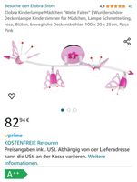 Deckenlampe Mädchen, Lampe Schmetterling, Energie A rosa, Niedersachsen - Duderstadt Vorschau