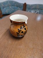 Tonkrug Vase braun mit Muster Bayern - Regenstauf Vorschau