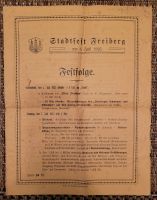 Stadtfest Freiberg 1925 Festfolge Thüringen - Altenburg Vorschau