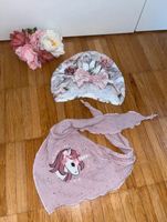 Handmade Baby Set Musselin Halstuch Turban Mütze Blumen Schleife Baden-Württemberg - Lörrach Vorschau