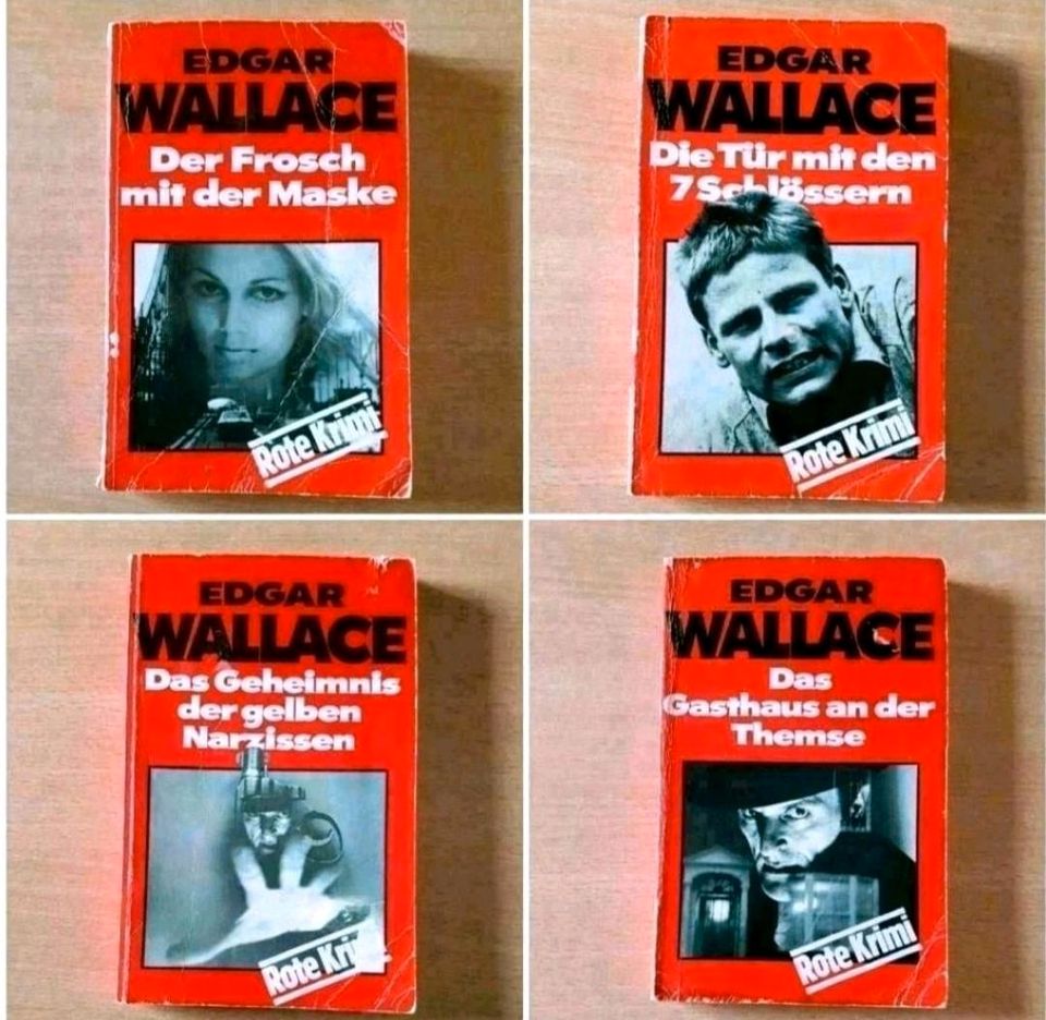 30 Edgar Wallace Taschenbücher/Hardcover Der Hexer uva in Lengerich