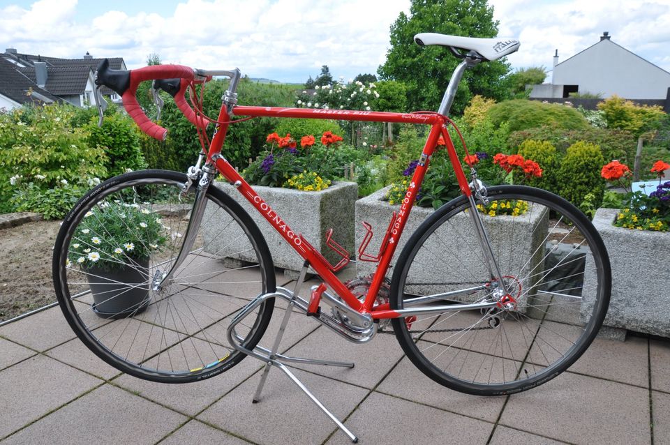 Colnago Master Piu, RH 61, Ferrarirot und Chrom in Heilbronn