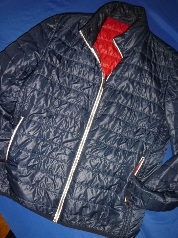 NAPAPIJRI ❤️ BLOUSON  STEPPJACKE   BLAU-ROT   Gr. XL  TOP in Adendorf