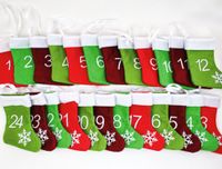 NEU!!! Adventskalender aus Filz-Stiefeln zum selbst Befüllen 24 S Bayern - Wemding Vorschau