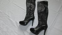 5th Avenue Echtleder High Heels Overknie Stiefel Gr.37 schwarz 1x Sachsen - Brandis Vorschau