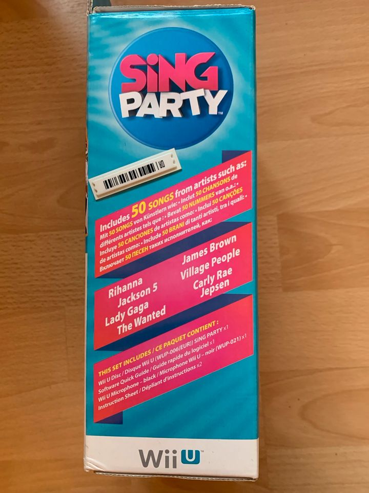 Nintendo Wii U Sing Party inclusive Mikrofon in Bautzen