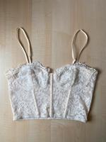 Zara Corset Top - Creme/weiß - Gr. S Sachsen - Pesterwitz Vorschau