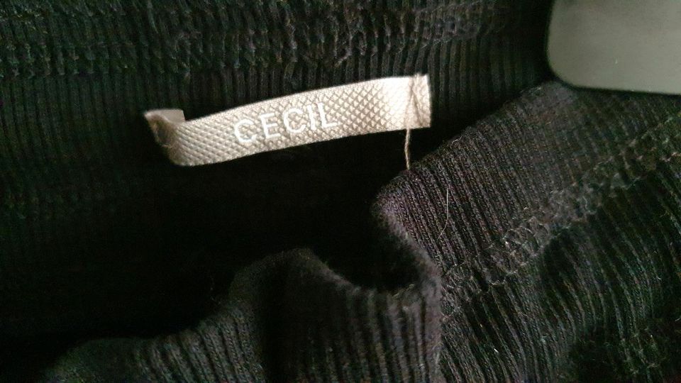 Schwarze Damenhose von Cecil Gr.S/M in Biberach an der Riß