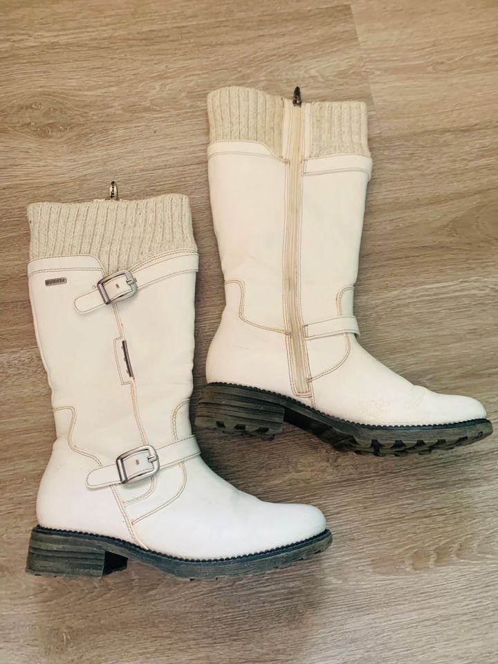 Tamaris Stiefel Gr 40 Damen weiß gefüttert weiter Schaft gell in Bayern -  Marktoberdorf | eBay Kleinanzeigen ist jetzt Kleinanzeigen