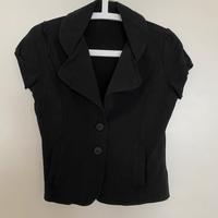 Fishbone Kurzblazer kurze cropped Jacke schwarz Gr. 38 Top Zustan Dresden - Schönfeld-Weißig Vorschau