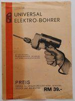 Werbeprospekt ASKA Elektro-Bohrer 1936 Sachsen - Löbau Vorschau