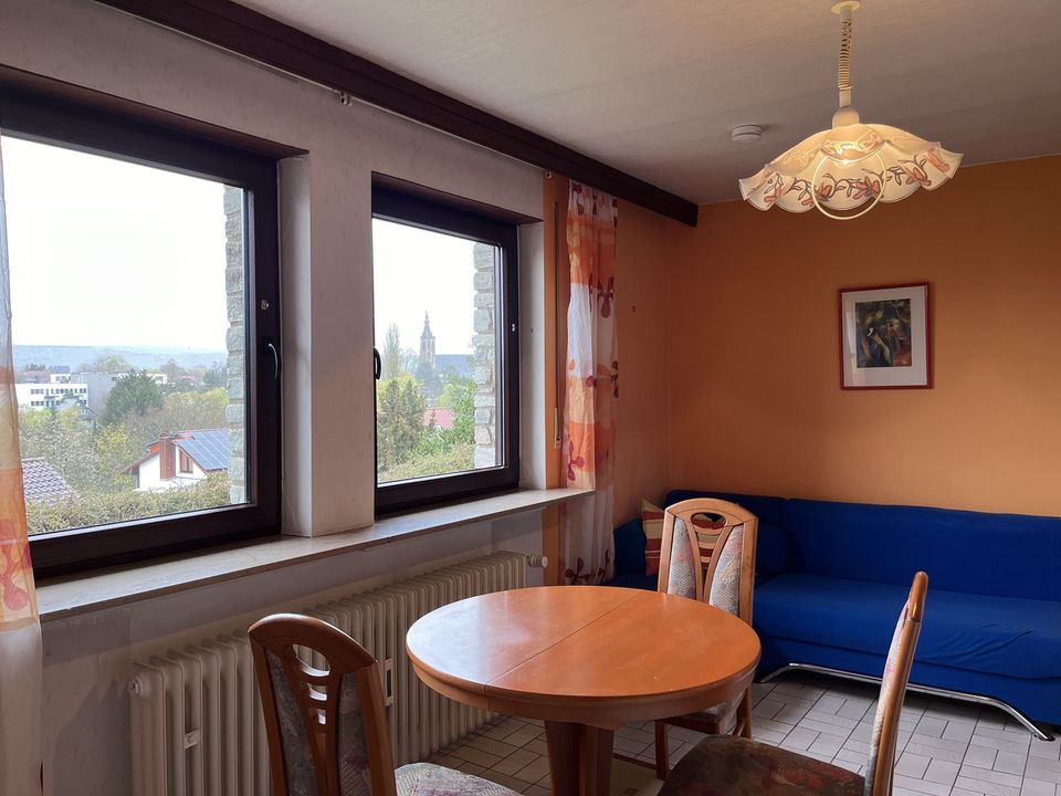 Möblierte 1,5-Zimmerwohnung mit schönem Blick ins Tal von Meisenheim in Meisenheim