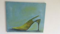 Acryl-Bild auf Leinwand „grüne High Heels“ 40x50cm Aachen - Eilendorf Vorschau