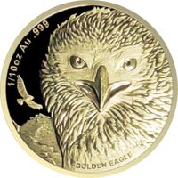 Goldmünze Samoa Golden Eagle 2024 1/10 oz Steinadler Gold 999.9 Niedersachsen - Fürstenau Vorschau