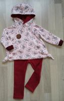 Handmade Set Niki bio stoff waldtiere Hoodie Leggins  74/80/86 Rheinland-Pfalz - Betzdorf Vorschau