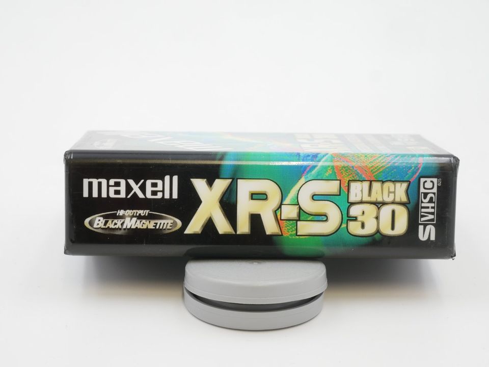 Maxell SE-C 30 XRS Black S-VHS-C Cassette, Neuware in Göppingen