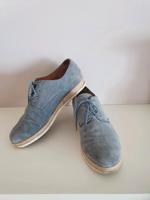 Gabor Schuhe 41 Loafer Plateau Schnürschuhe hellblau Nubukleder Bochum - Bochum-Nord Vorschau
