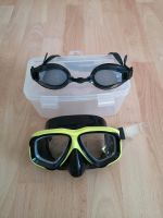 Set Taucherbrille Schwimmbrille optische Gläser Dioptrien -4 /-2 Baden-Württemberg - Waghäusel Vorschau