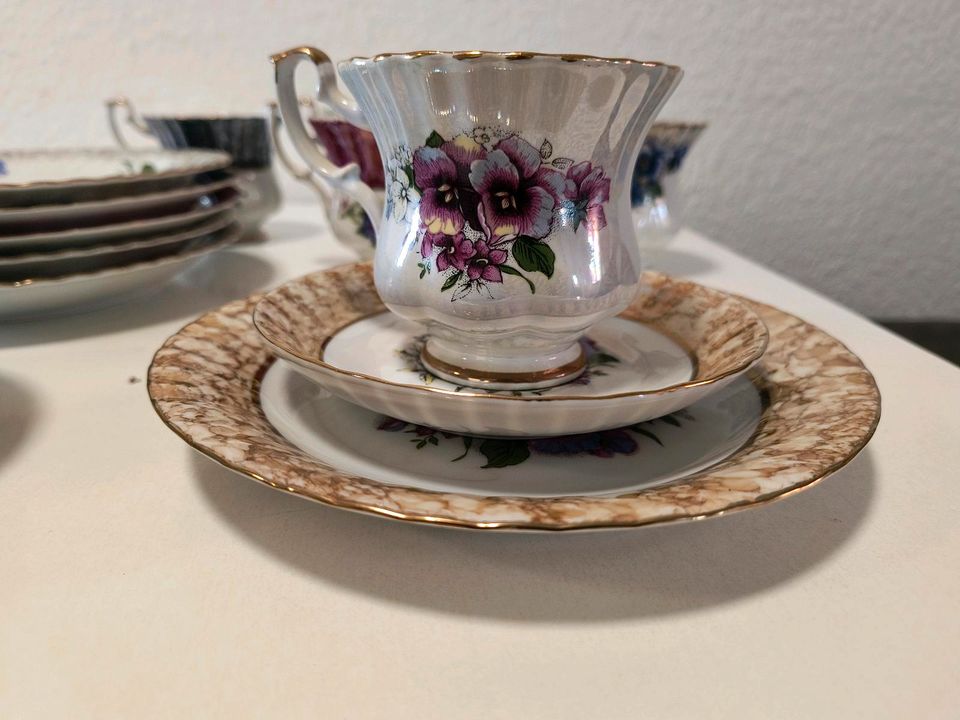 Vintage Teetasse Chodziez mit Ablage teller Qualität Porzellan in Calbe (Saale)